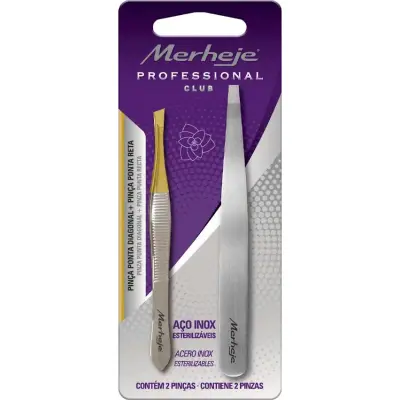 Pinza de Depilar Profesional Merheje Diagonal