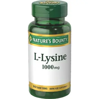 Suplemento Dietario Nature's Bounty L-Lysine x 60 comprimidos
