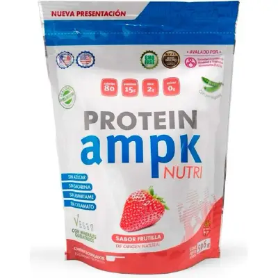 Proteína Vegetal AMPK Nutri Sabor Frutilla 506 g