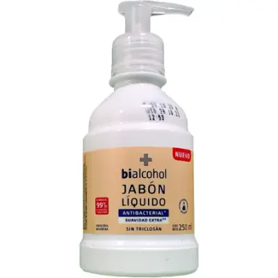 Jabón Líquido Bialcohol Suave 250 ml