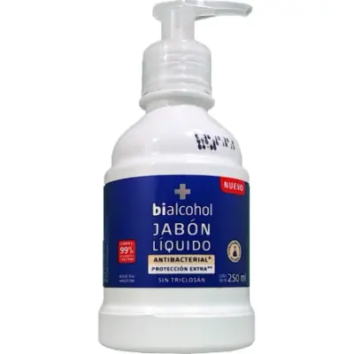 Jabón Líquido Antibacterial Bialcohol 250 ml