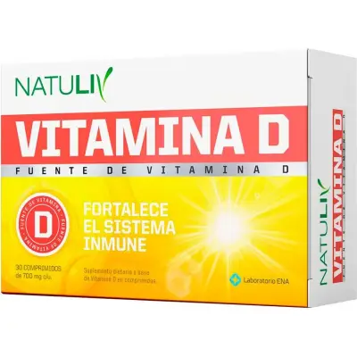 Natuliv Vitamina D Comprimidos x 30