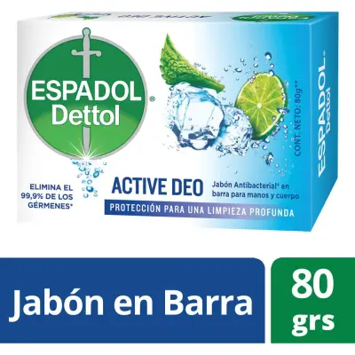 Jabón Líquido Espadol Detergente Activo 80 g