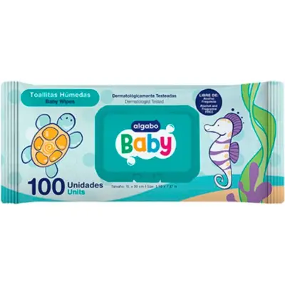 Toallitas Algabo Baby 100 Unidades