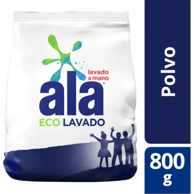 Jabón en Polvo Ala Lavado a Mano 800 g
