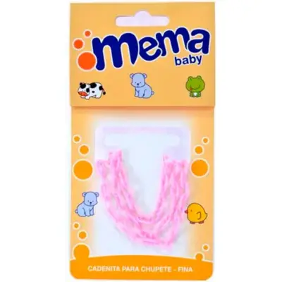 Cadenita Chupete Fina Rosa Norte Bebé