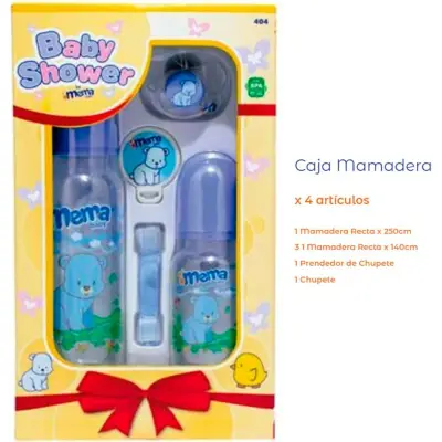 Set Mema Baby Shower 3 Piezas Verde