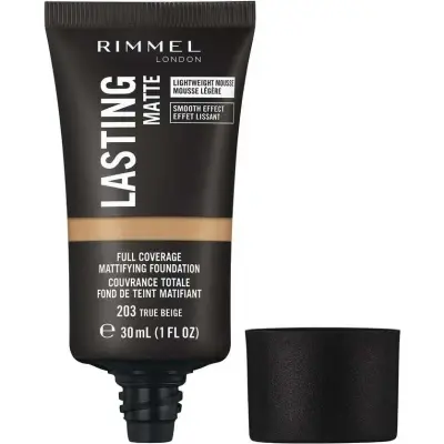 Base de Maquillaje Rimmel Lasting Matte Tono 203