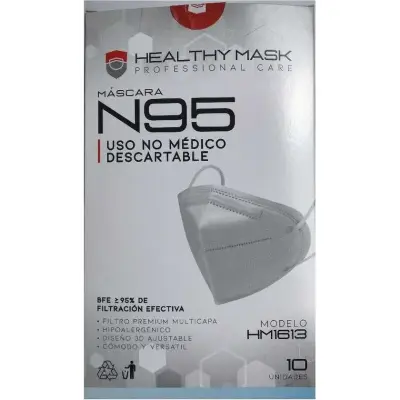 Barbijo N95 Healthy x10 Unidades