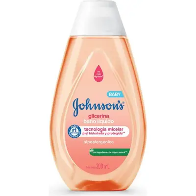 Baño Líquido Johnson's Baby Glicerinado 200 ml