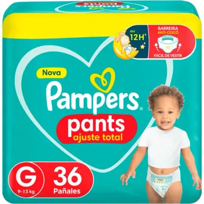 Pañales Pampers Pants Confort Sec Talle G x36