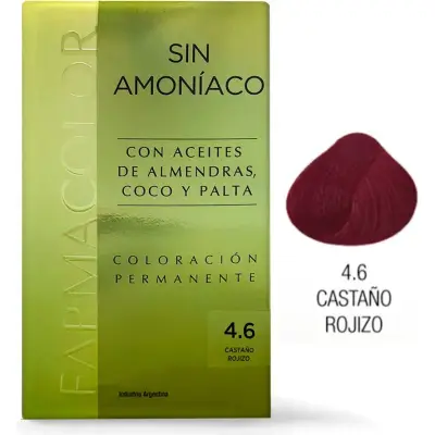 Tinte Capilar Sin Amoníaco Tono 4.6 Kit