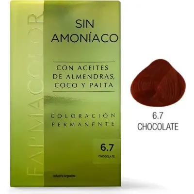 Tintura Capilar Sin Amoníaco Tono 6.7
