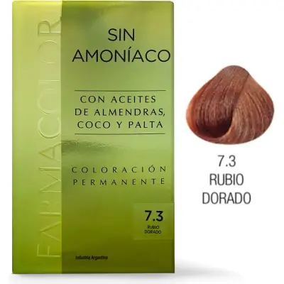 Kit de Coloración Capilar Sin Amoníaco Farmacolor Tono 7.3