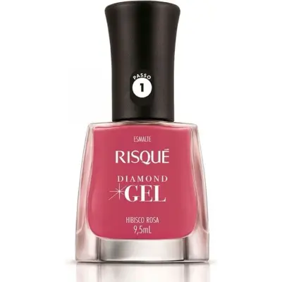 Esmalte de Uñas Risqué Diamond Hibisco Rosa