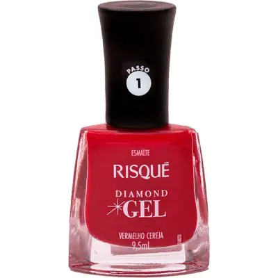 Esmalte de Uñas Risqué Diamond Verm Cereja