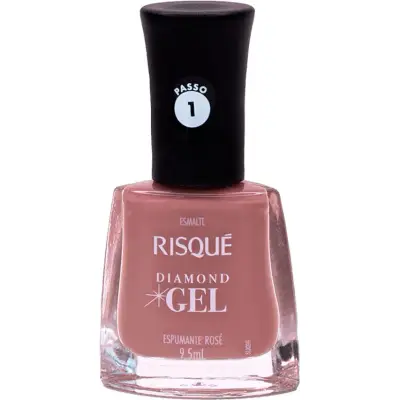 Esmalte de Uñas Risqué Diamond Espuma Rosé