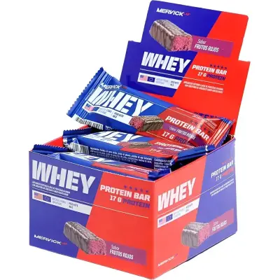 Barra Protéica Whey Chocolate Mervick 12 unidades