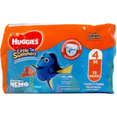 Pañales para Agua Huggies Little Swimmers Talle M x11
