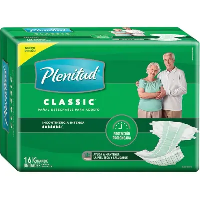 Pañales para Adultos Plenitud Care Classic x16