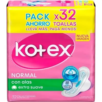 Pañal Kotex Tofe Normal 32 unidades