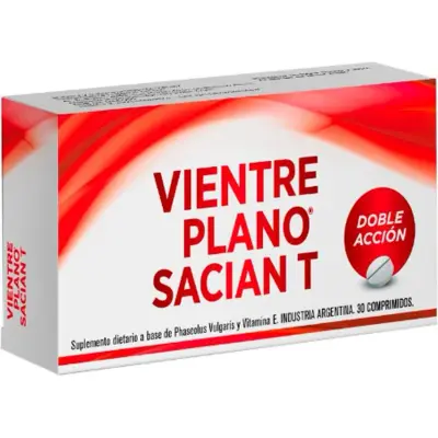 Suplemento Dietario Vientre Plano Saciante 30 Comprimidos
