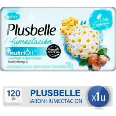 Jabón de Tocador Plusbelle Humectación 120 g