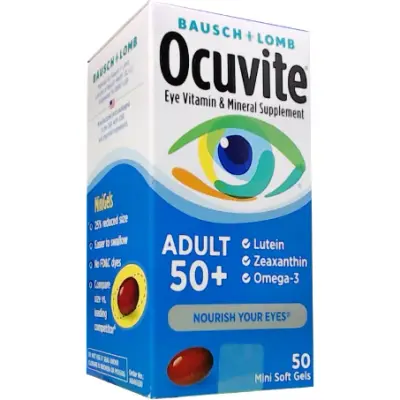 Ocuvite Adult 50+ Cápsulas x 50