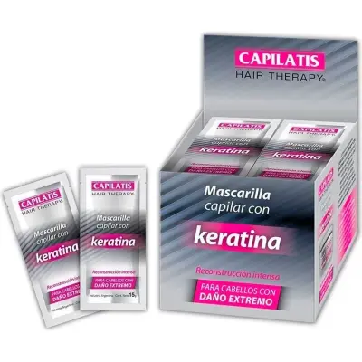 Máscara Capilar Keratina Capilatis 24 aplicaciones