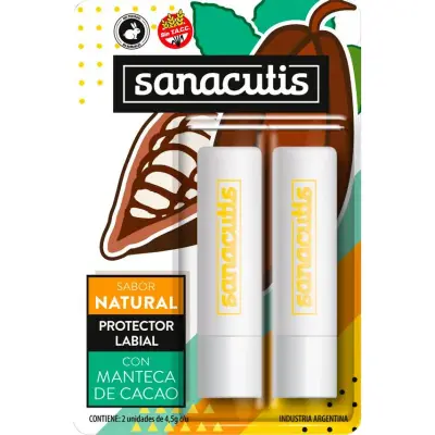 Manteca de Cacao Sanacutis Pack x2