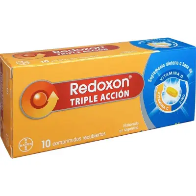 Redoxon Triple Acción 1 g x 10 Comprimidos