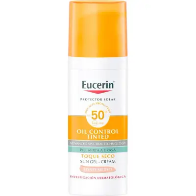 Protector Solar Eucerin Oil Control Gel SPF 50 50 ml