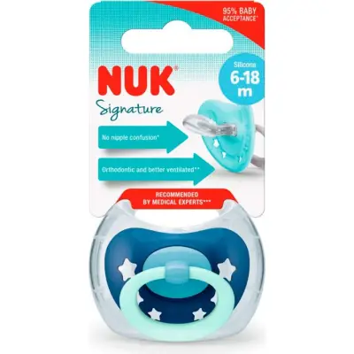 Chupete NUK Signature 6-18 Meses (Talle 2)
