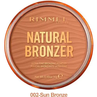 Maquillaje en Polvo Bronceador Rimmel Natural Bronzer Tono 002
