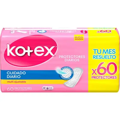 Protectores Diarios Kotex Multiday Largo x 60