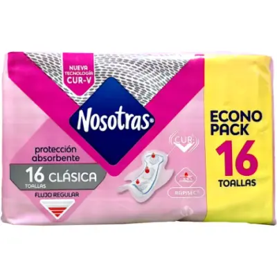Toallas Femeninas Nosotras Normal Rapisec x16