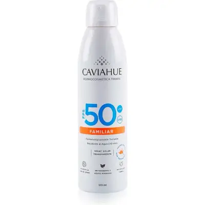 Protector Solar Caviahue Familiar FPS 50 Spray 150 ml