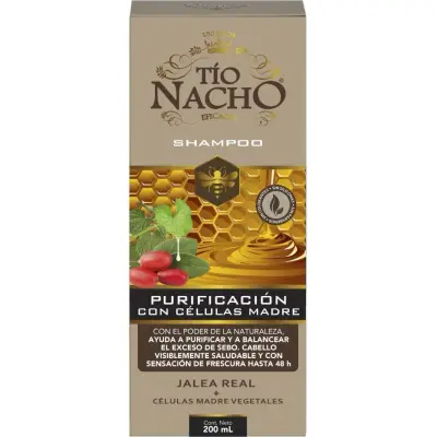 Shampoo Tío Nacho Células Madre 200 ml