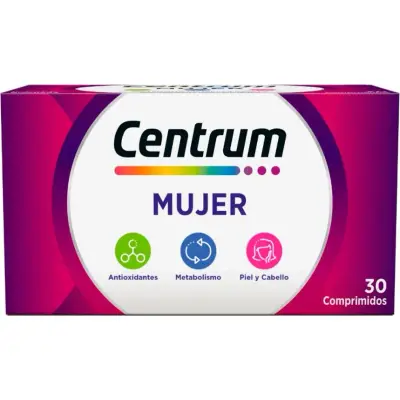 Suplemento Centrum Mujer 30 Comprimidos