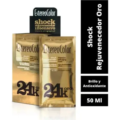 Tintura Capilar Estereocolor Shock Oro 24K 50 ml