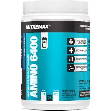 Suplemento Dietario Nutremax Amino 6400