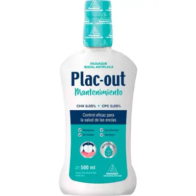 Enjuague Bucal Plac Out Mantenimiento 500 ml