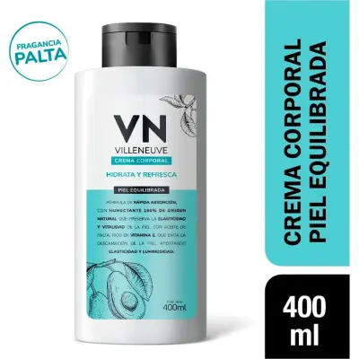 Crema Corporal Villeneuve Equilibrio 400 ml