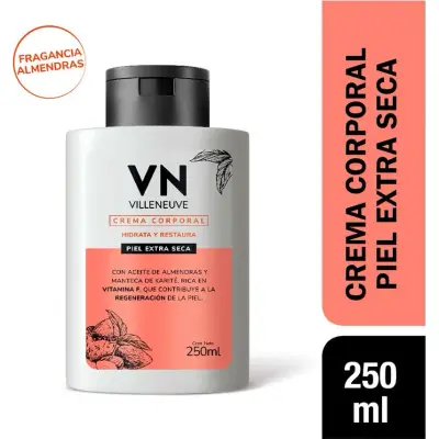Crema Corporal Villeneuve Extra Suave 250 ml