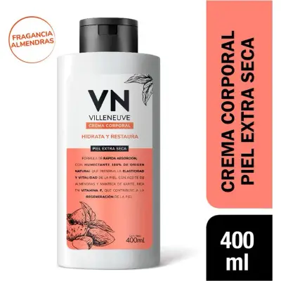 Crema Corporal Villeneuve Extra Suave 400 ml