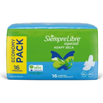 Pañal Siempre Libre Adaptable Seco X16