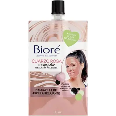 Limpiador Facial Bioré Cuarzo Rosa 50 ml
