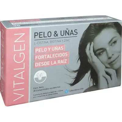 Suplemento Dietario Vitalgen Cabello y Uñas 30 Comprimidos