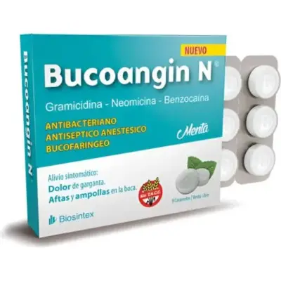 Caramelo Bucoangin Menta Mentolado 9 g