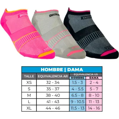 Soquetes de Dama Sox Tripack Talle M